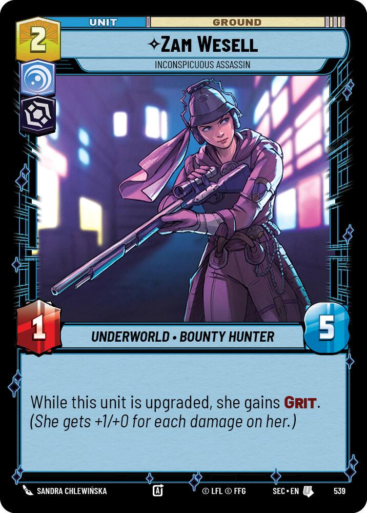 Zam Wesell - Inconspicuous Assassin [Foil] #539