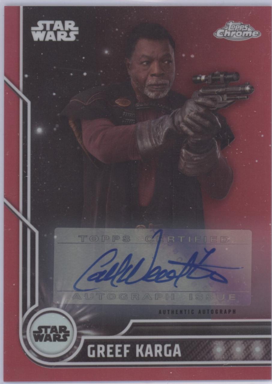 Greef Karga [Red Refractor] #99