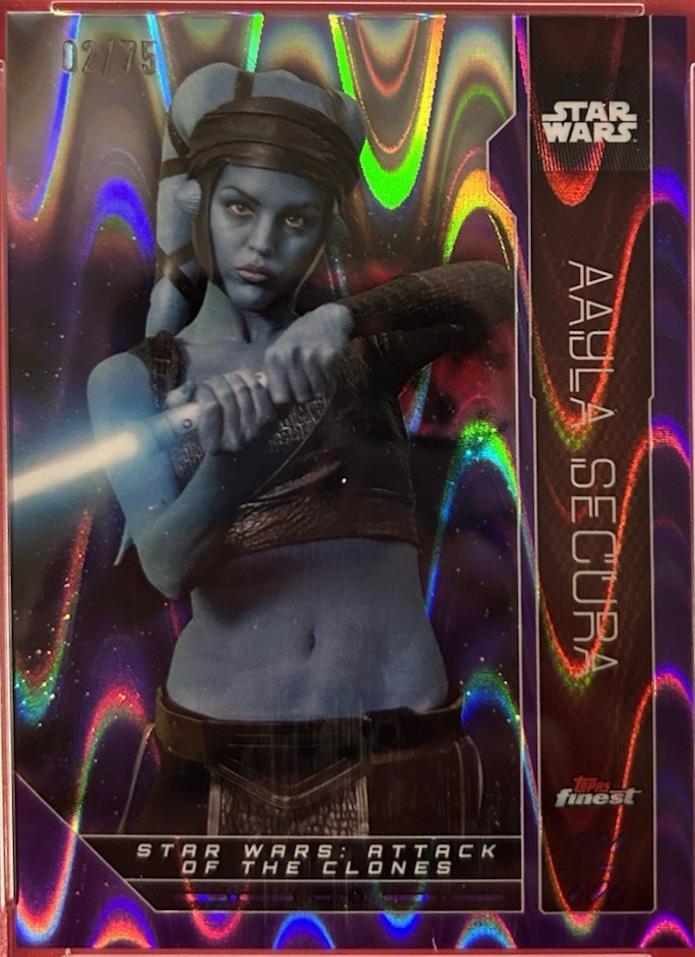 Aayla Secura [Purple RayWave Refractor] #FN-20