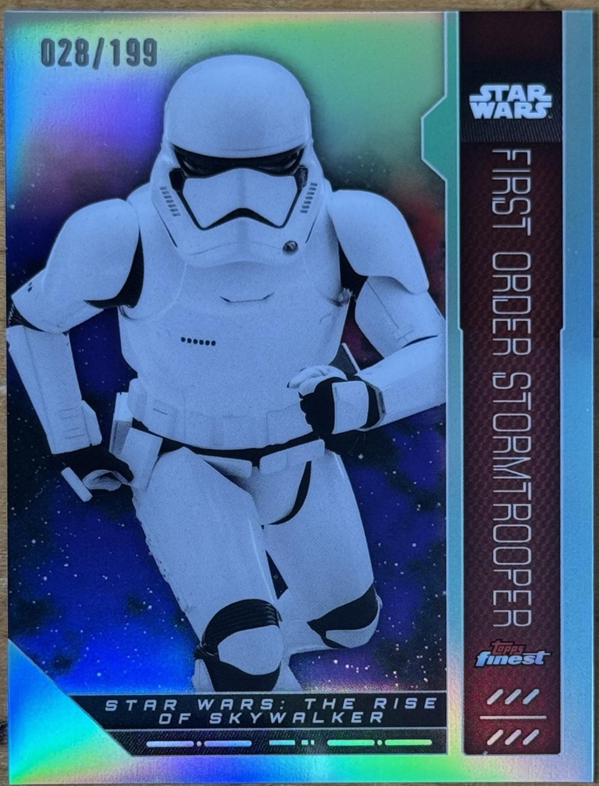 First Order Stormtrooper [Aqua Refractor] #FN-54