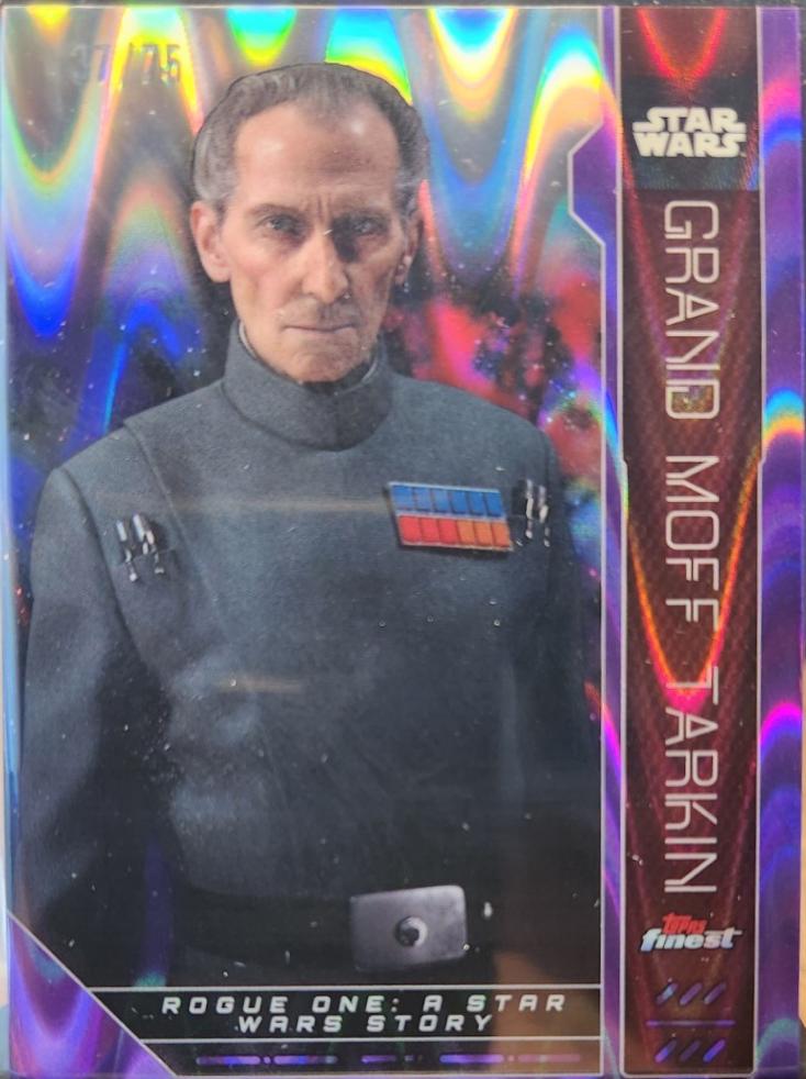 Grand Moff Tarkin [Purple RayWave Refractor] #FN-77