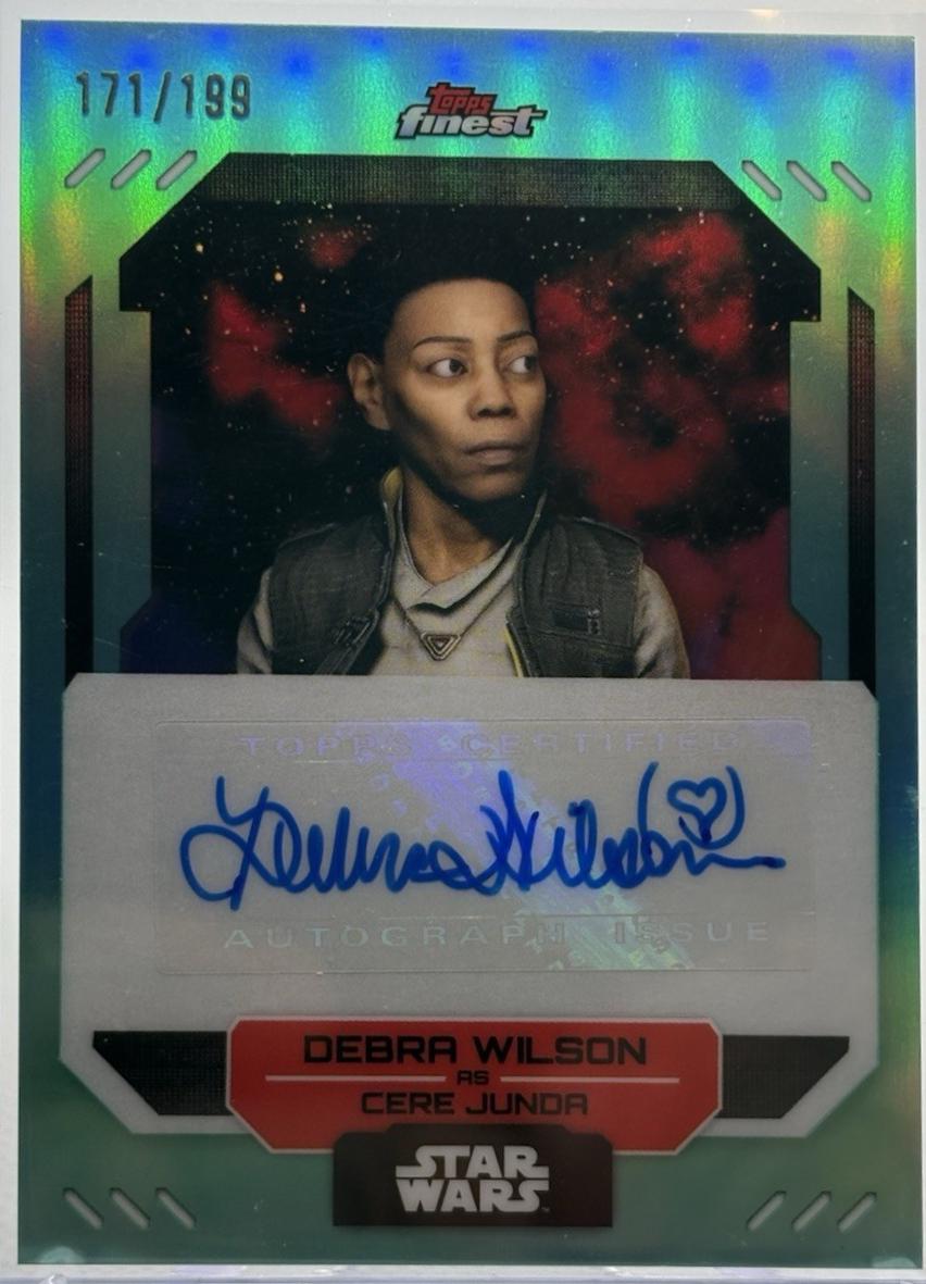 Debra Wilson as Cere Junda [Aqua Refractor] #FA-DW