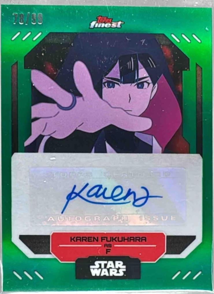 Karen Fukuhara as F [Green Refractor] #FA-KF