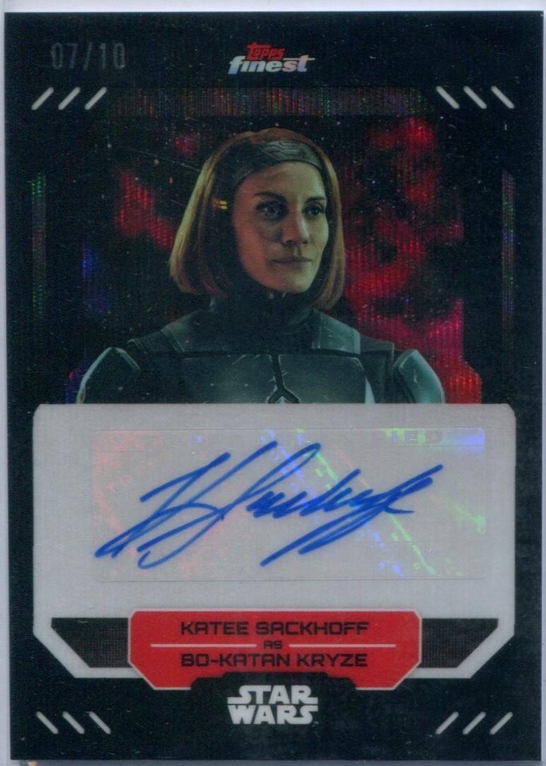 Katee Sackhoff as Bo-Katan Kryze [Black Wave Refractor] #FA-KSA