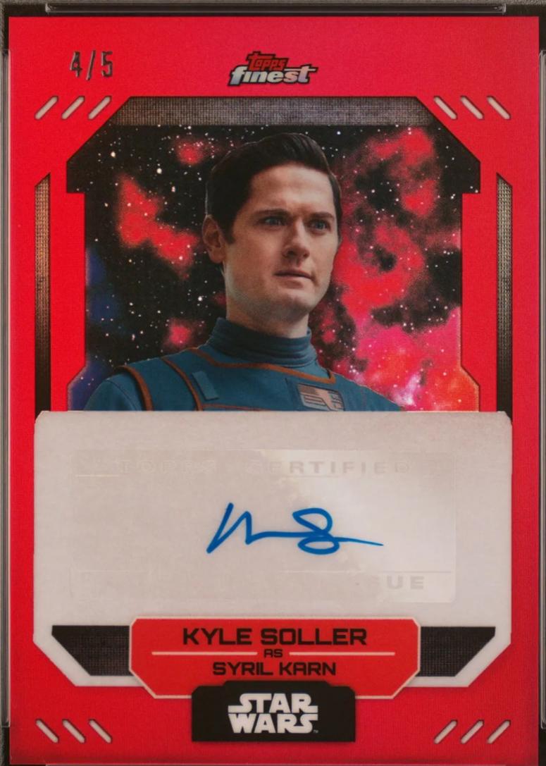Kyle Soller as Syril Karn [Red Refractor] #FA-KS