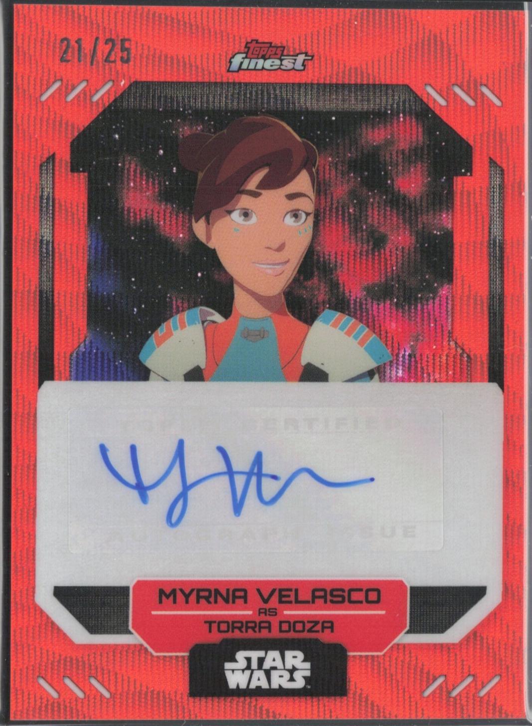 Myrna Velasco as Torra Doza [Orange Wave Refractor] #FA-MV