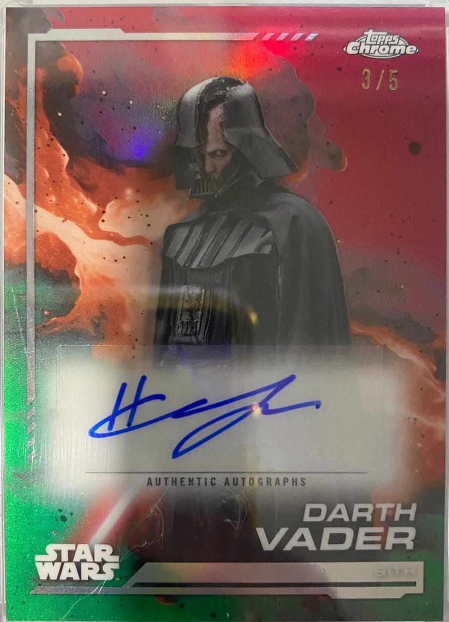 Hayden Christensen as Darth Vader [Dathomir Red Refractor] #AU-HC