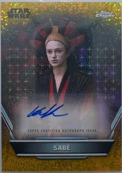 Keira Knightley as Sabe [Gold Refractor] #AU-KK