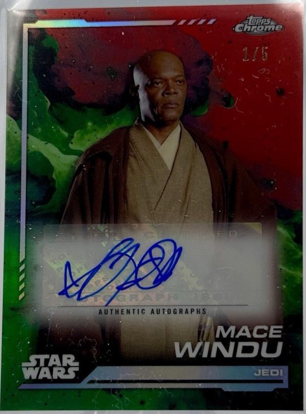 Samuel L. Jackson as Mace Windu [Dathomir Red Refractor] #AU-SJ