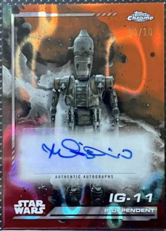 Taika Waititi as IG-11 [Mustafar Lava Refractor] #AU-TW