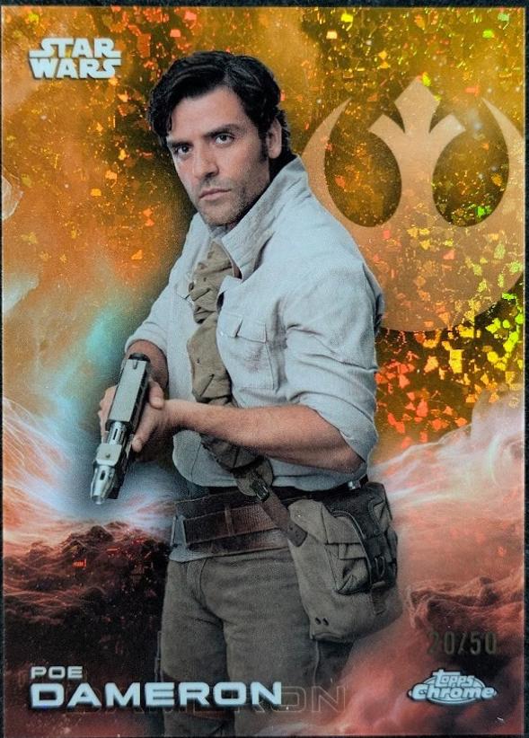 Poe Dameron [Gold Mini-Diamonds] #145
