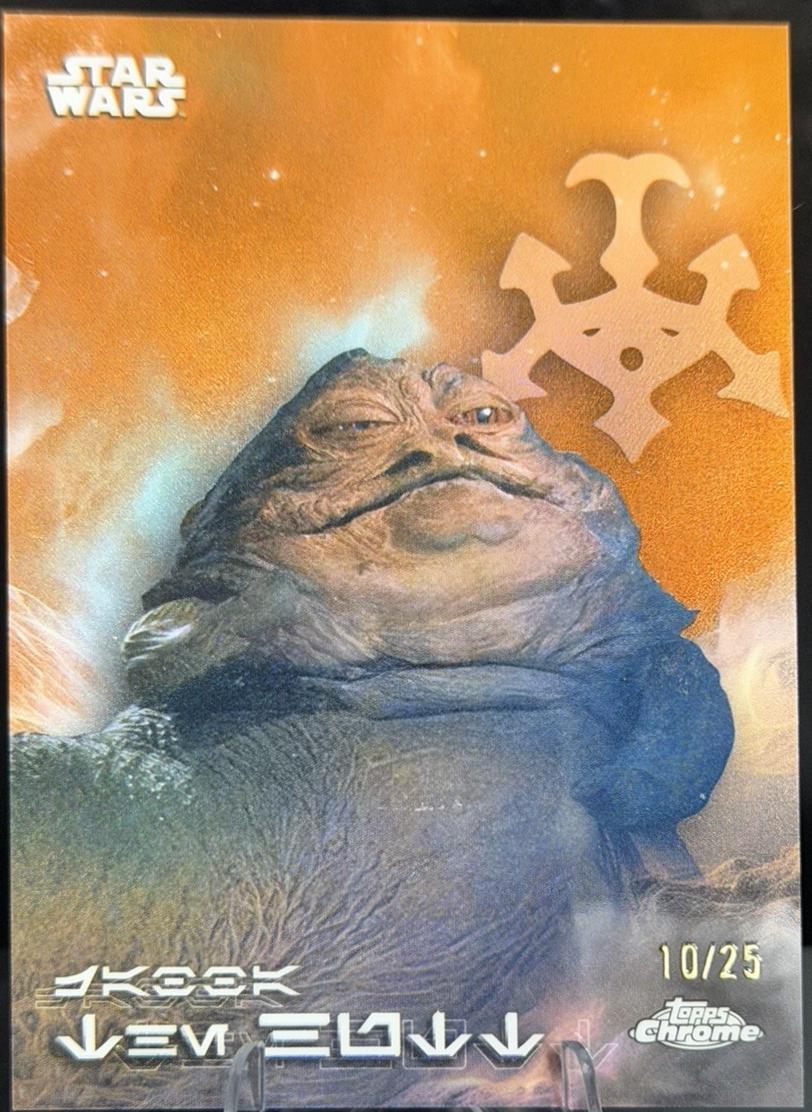 Jabba The Hutt [Rebel Orange Refractor] #AV-62