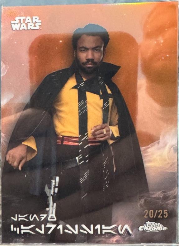 Lando Calrissian [Rebel Orange Refractor] #AV-78