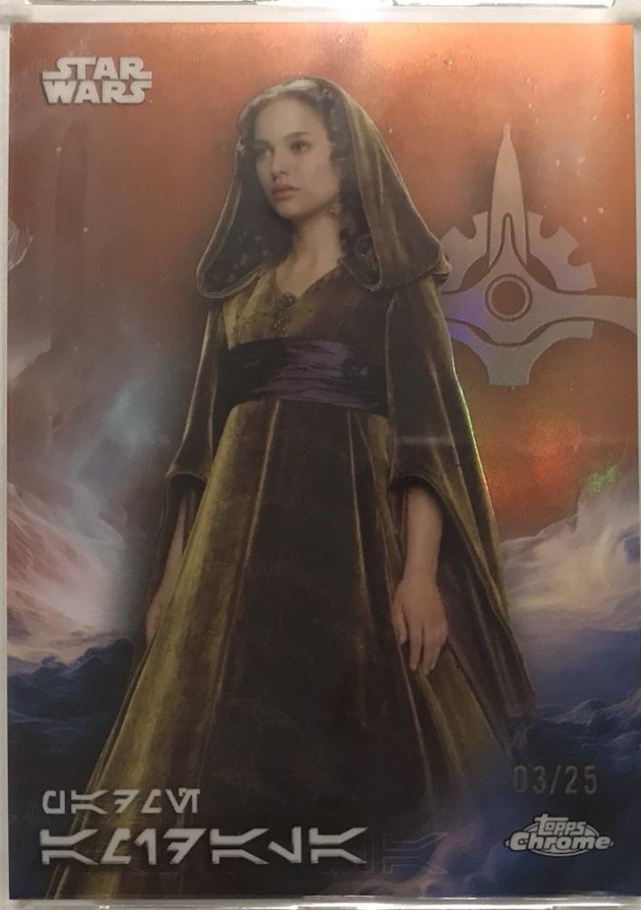 Padme Amidala [Rebel Orange Refractor] #AV-141