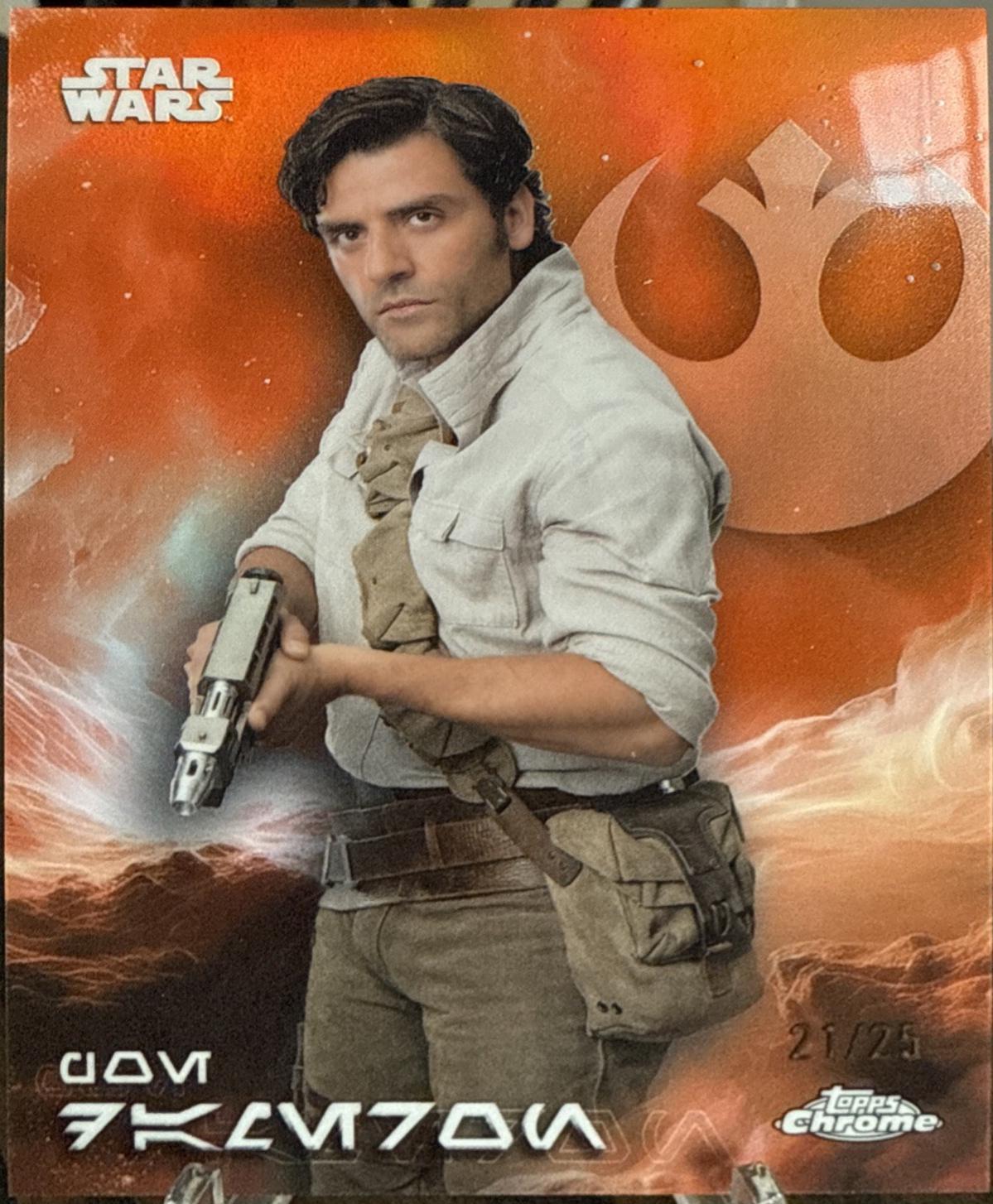 Poe Dameron [Rebel Orange Refractor] #AV-145