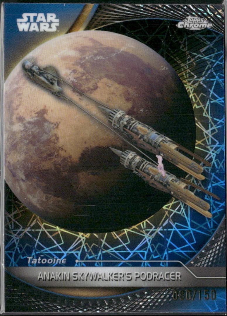 Anakin Skywalker's Podracer [Blue Lazer Refractor] #61