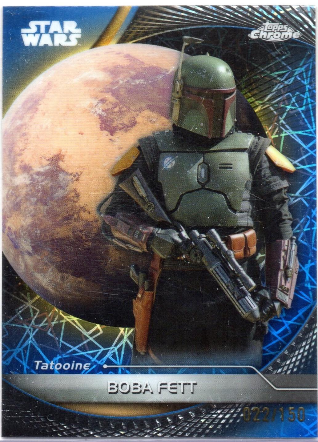 Boba Fett [Blue Lazer Refractor] #63