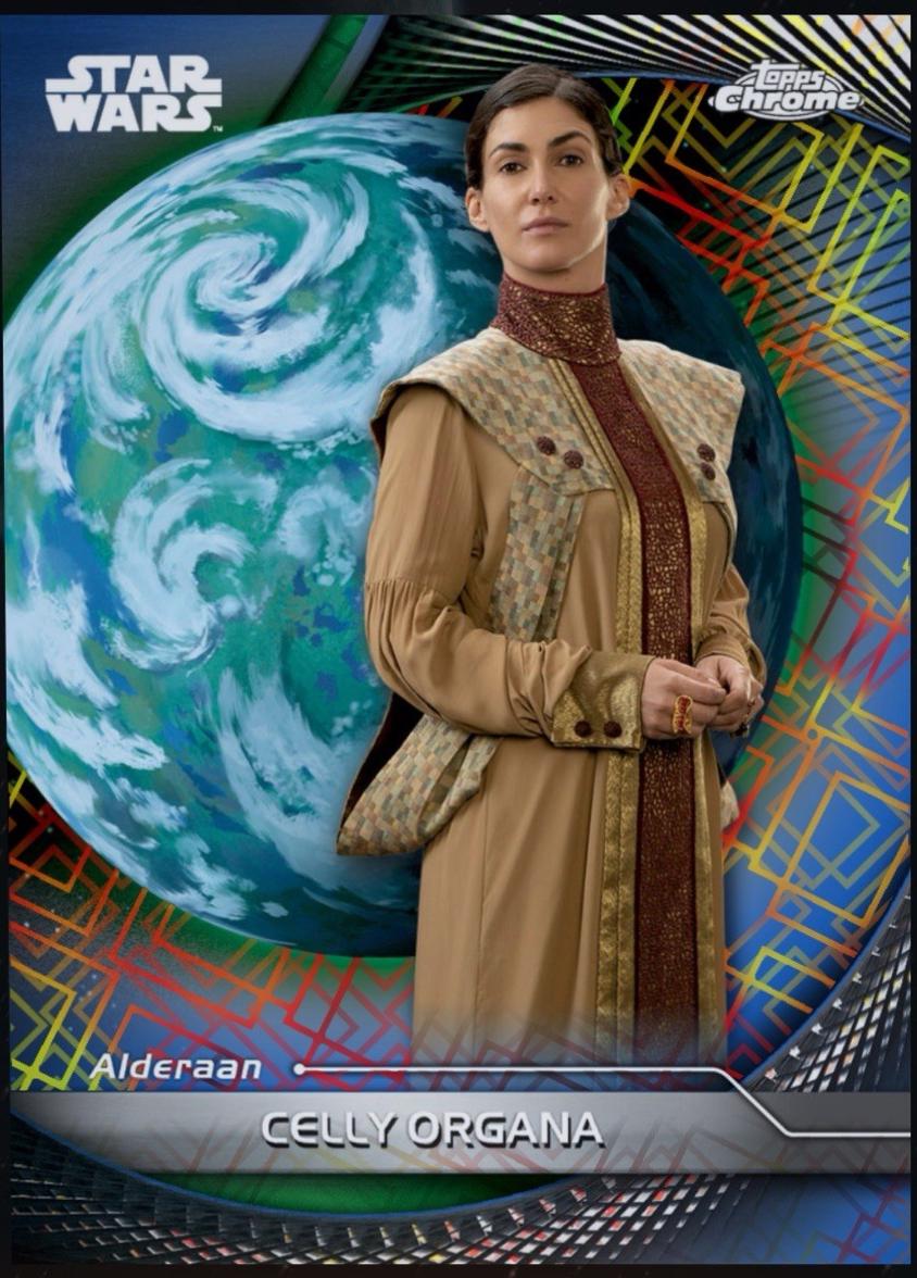 Celly Organa [Blue Lazer Refractor] #7