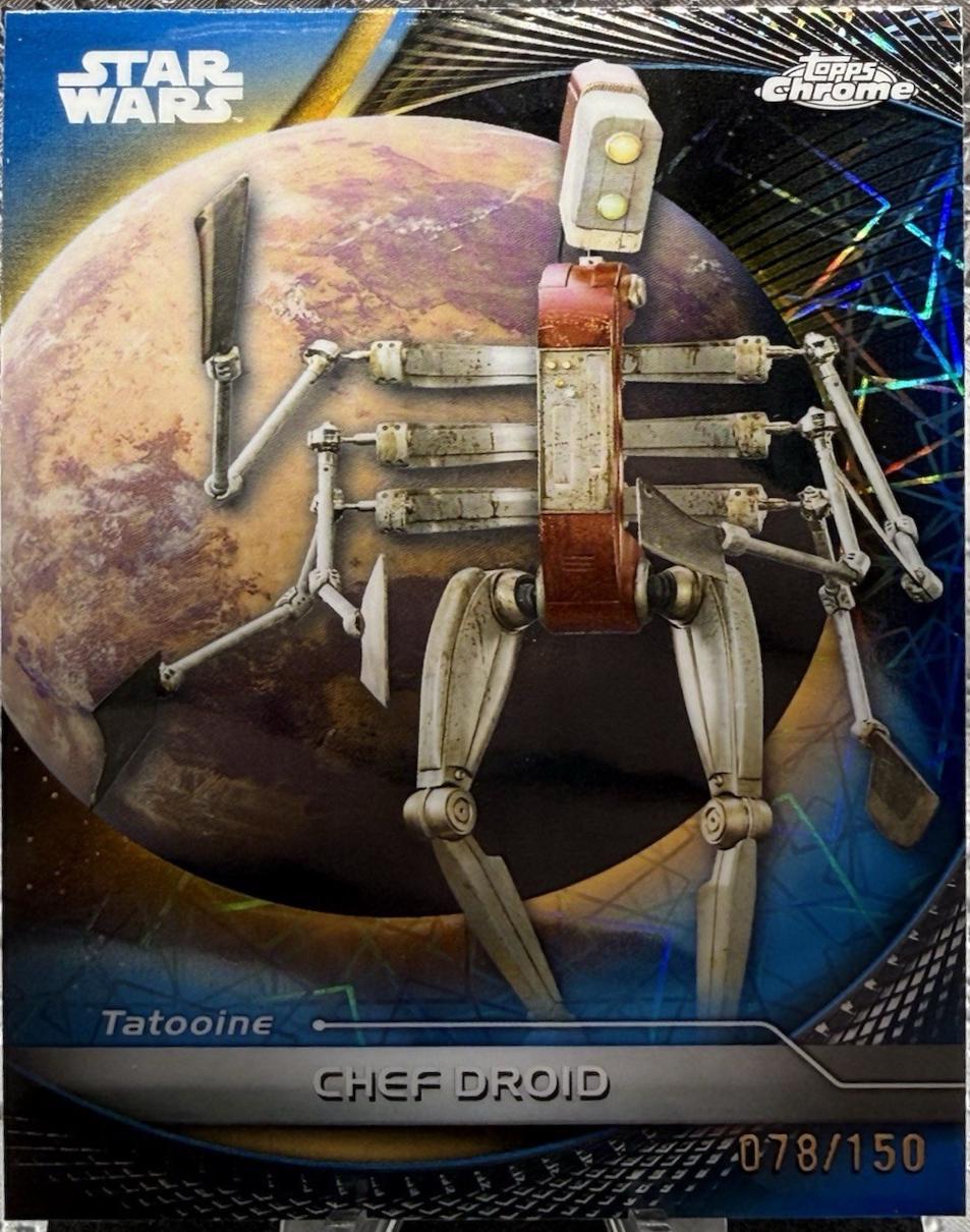 Chef Droid [Blue Lazer Refractor] #67