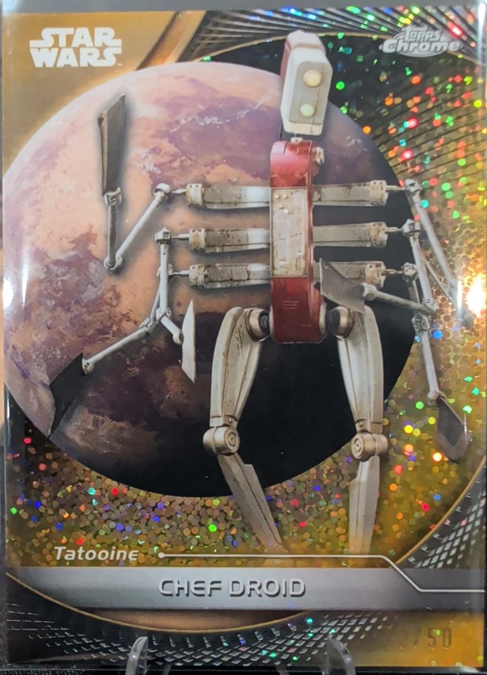 Chef Droid [Gold Galactic Dust Refractor] #67