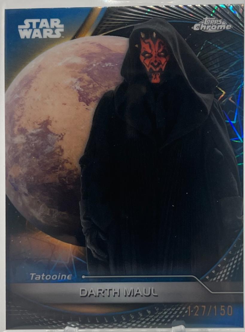 Darth Maul [Blue Lazer Refractor] #69