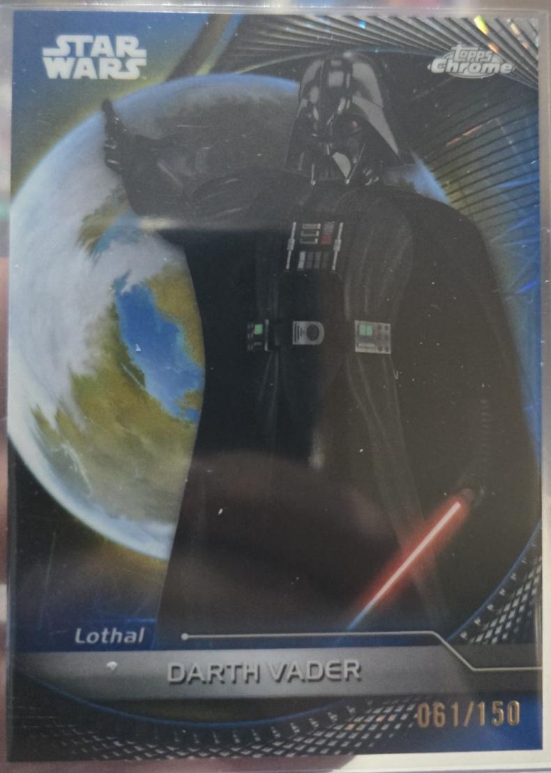 Darth Vader [Blue Lazer Refractor] #26
