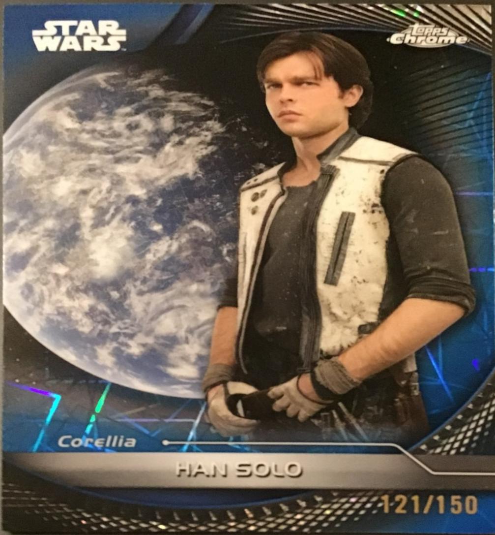 Han Solo [Blue Lazer Refractor] #18