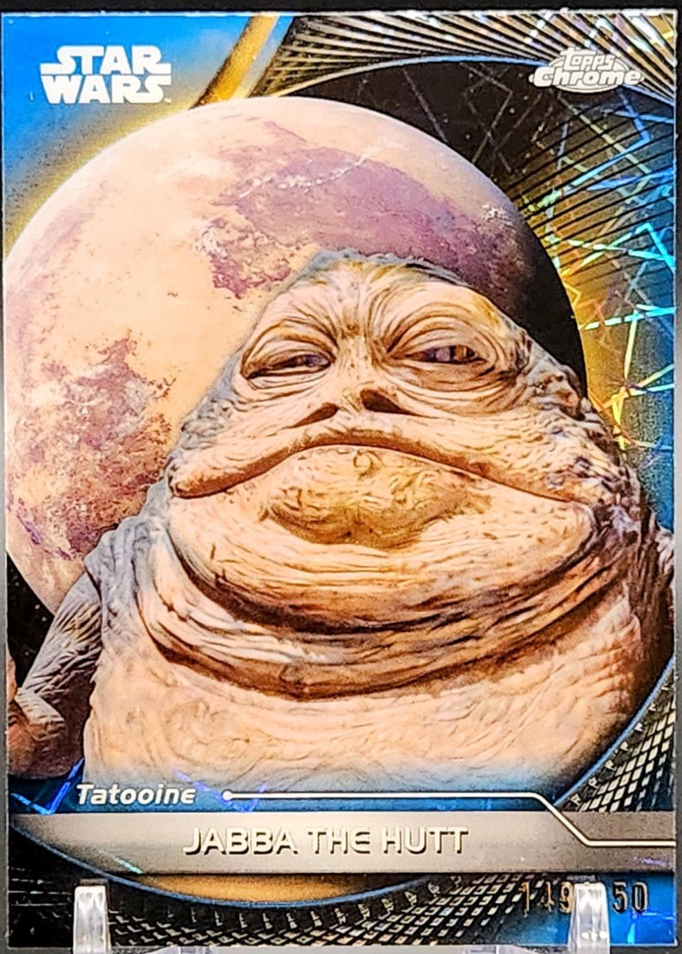 Jabba The Hutt [Blue Lazer Refractor] #76