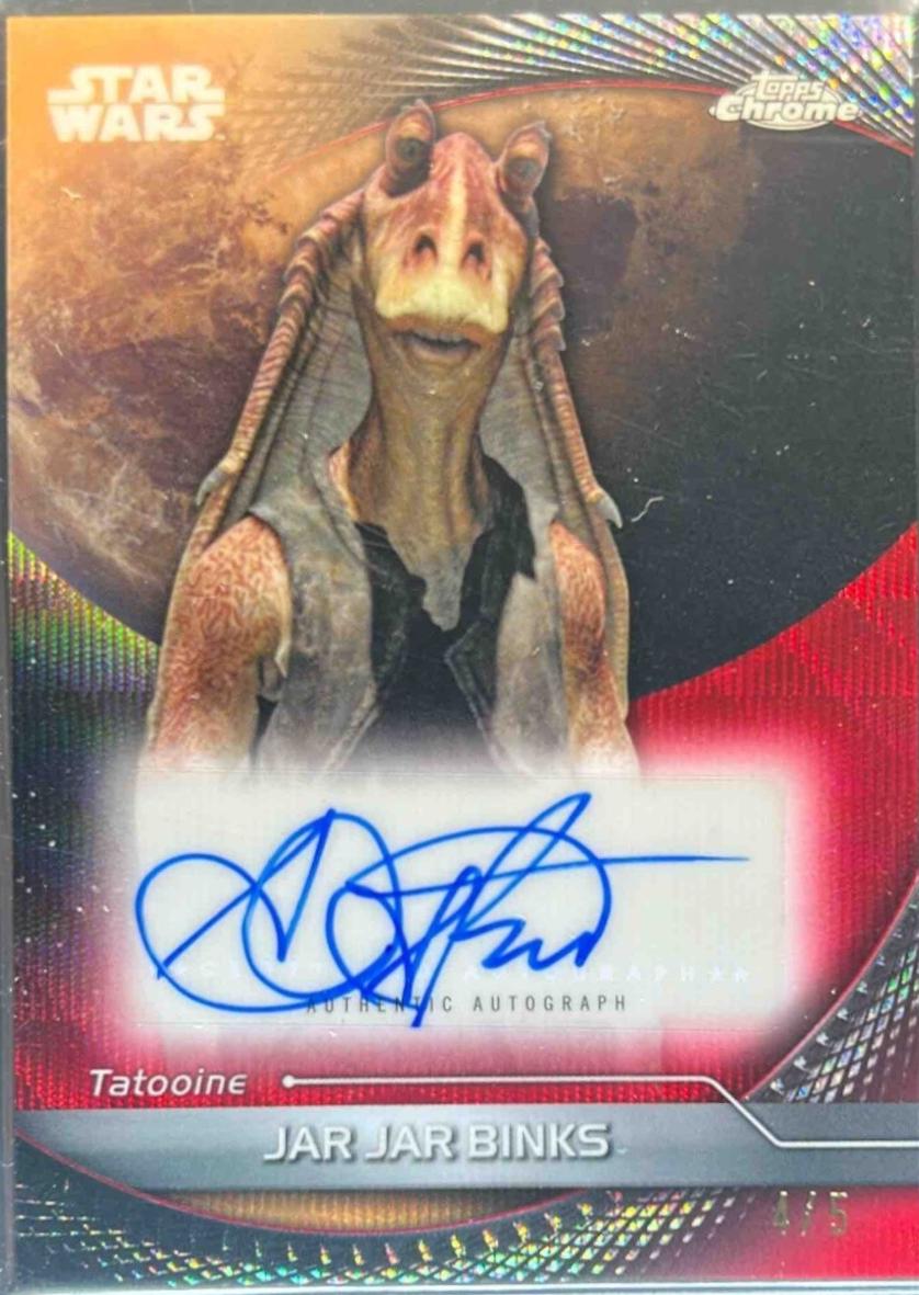 Jar Jar Binks [Red Hyperlanes Refractor] #77