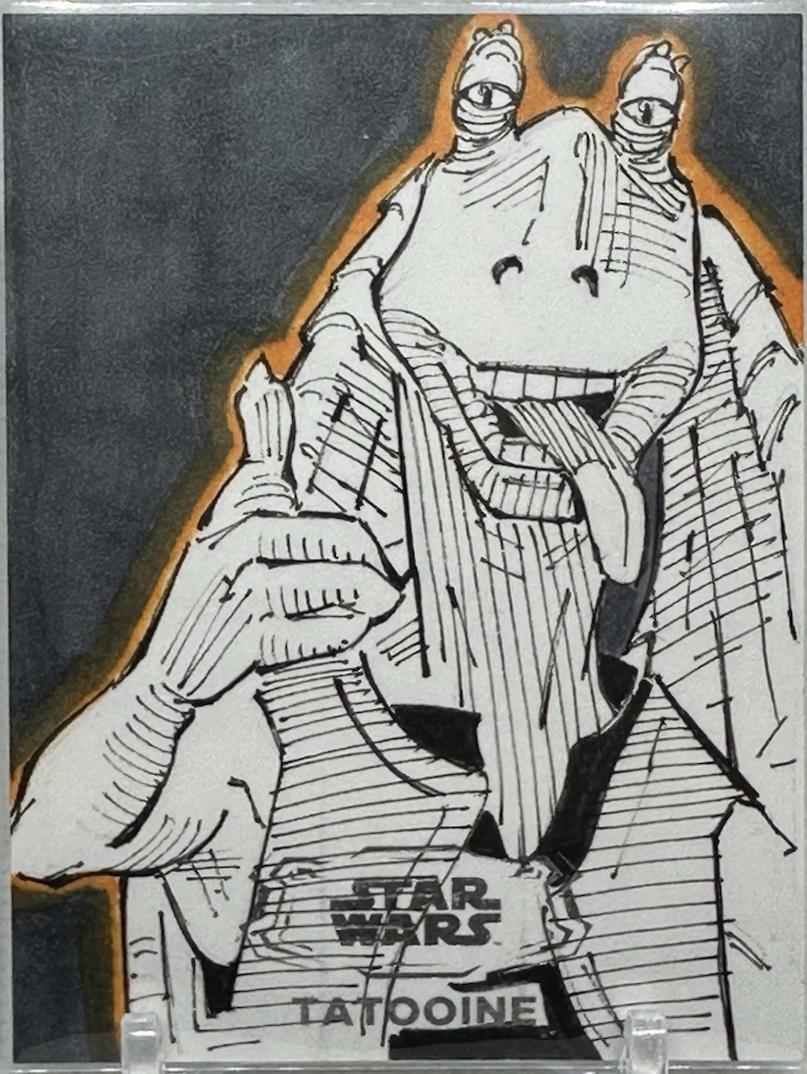 Jar Jar Binks [Superfractor] #77