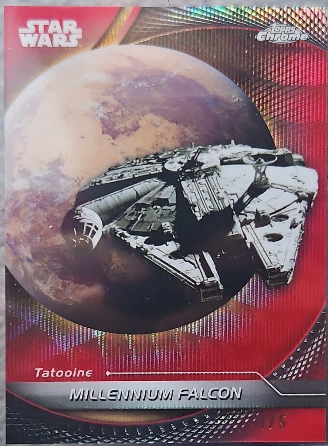 Millennium Falcon [Red Hyperlanes Refractor] #82