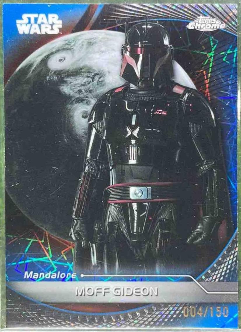 Moff Gideon [Blue Lazer Refractor] #52