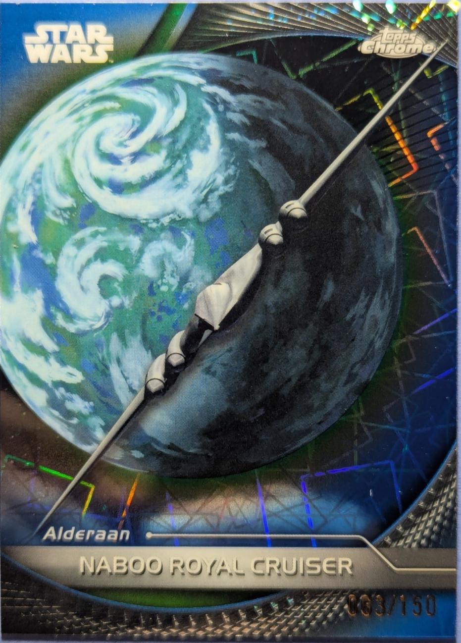 Naboo Royal Cruiser [Blue Lazer Refractor] #12