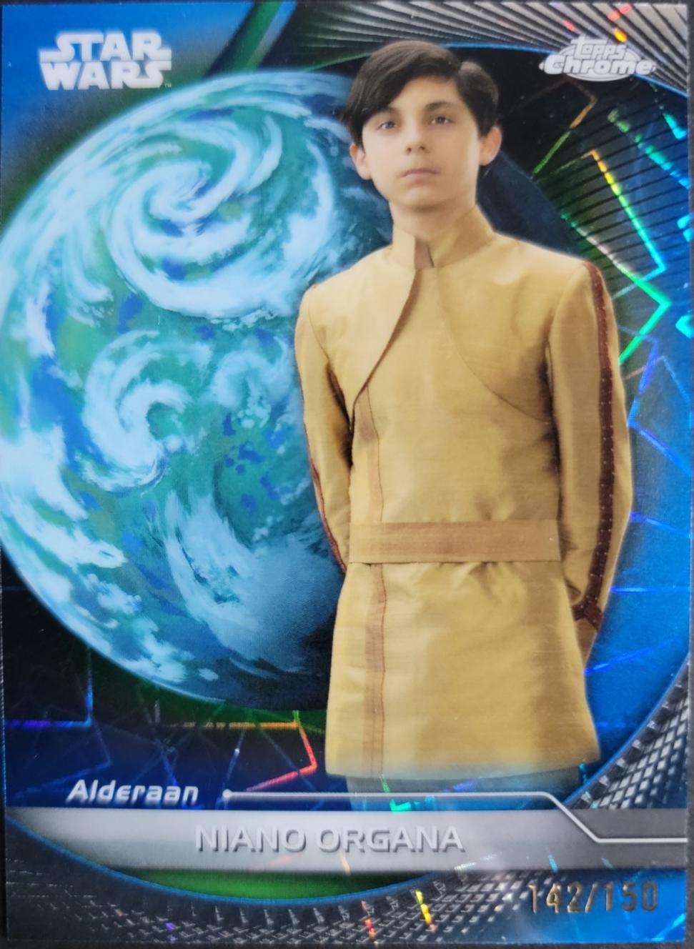 Niano Organa [Blue Lazer Refractor] #13
