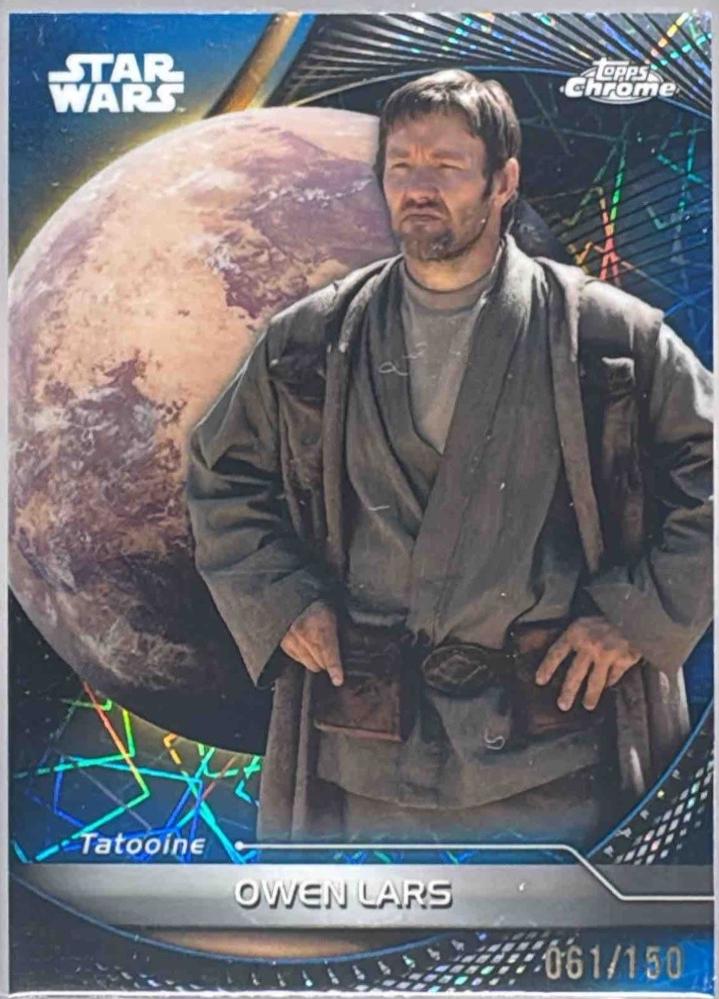 Owen Lars [Blue Lazer Refractor] #85