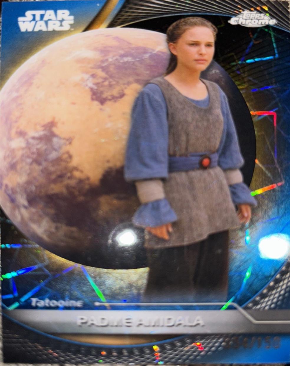 Padme Amidala [Blue Lazer Refractor] #86