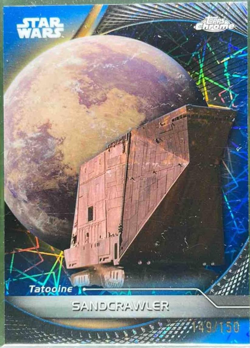 Sandcrawler [Blue Lazer Refractor] #95