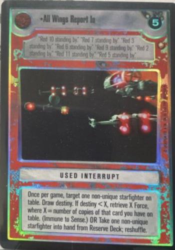 All Wings Report In [Foil]