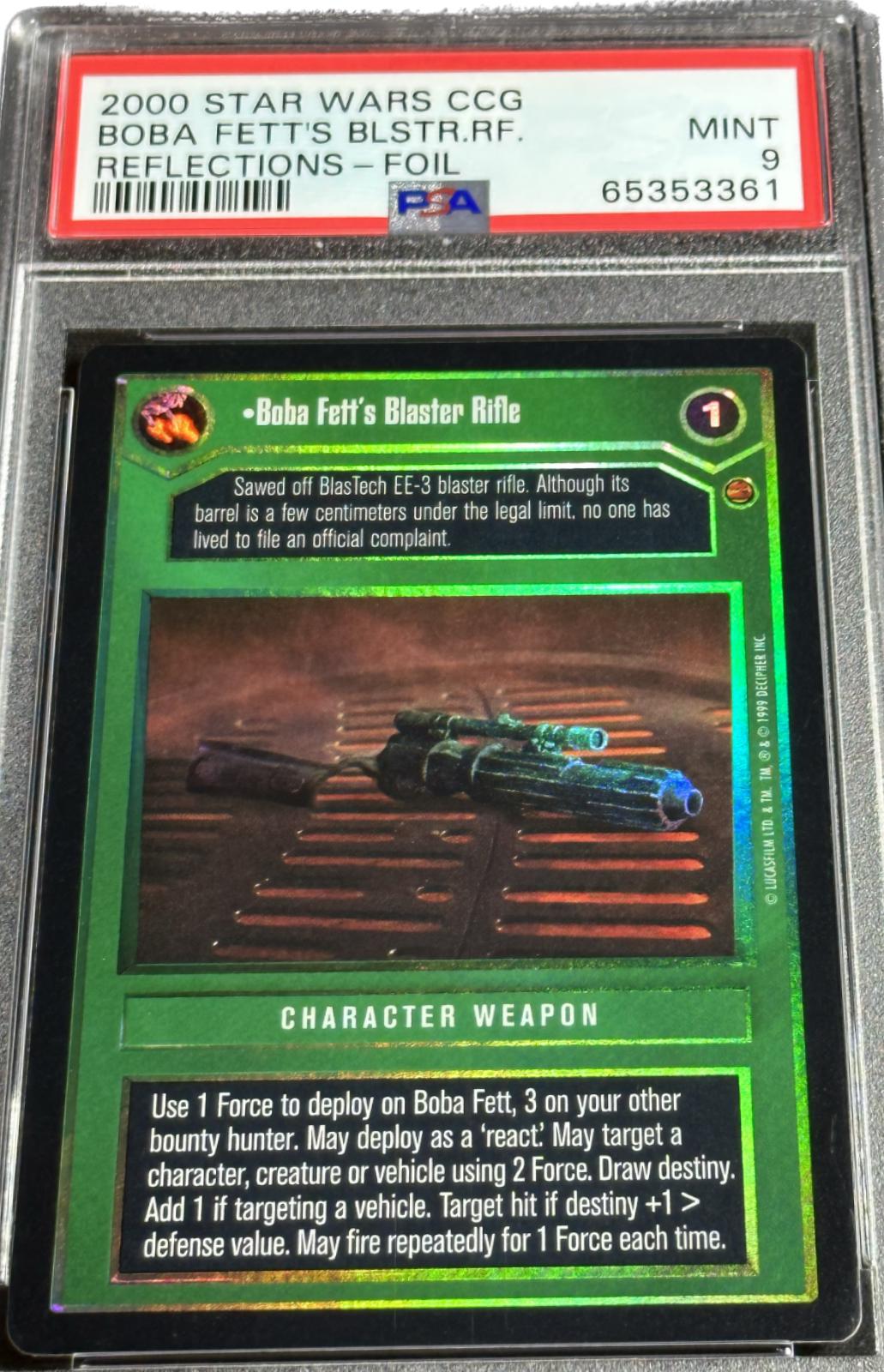 Boba Fett's Blaster Rifle [Foil]