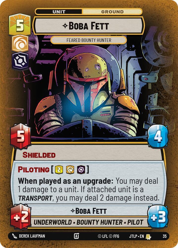 Boba Fett - Feared Bounty Hunter [Weekly Play Promo Foil] #35
