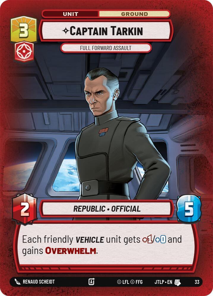 Captain Tarkin - Full Forward Assault [Weekly Play Promo Foil] #33