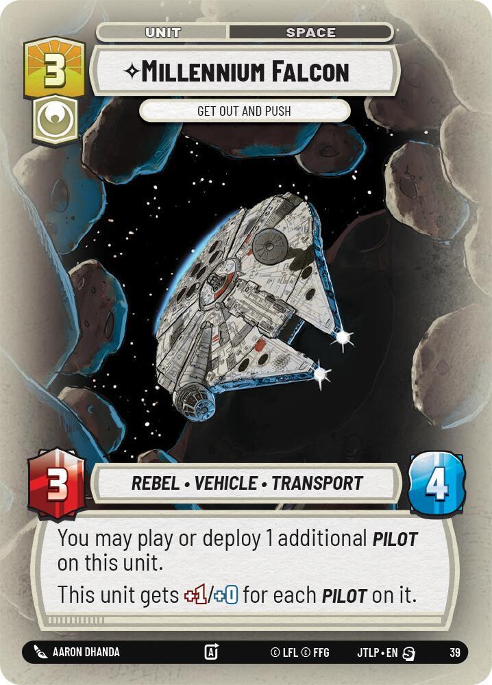 Millenium Falcon - Get Out And Push [Weekly Play Promo Foil] #39