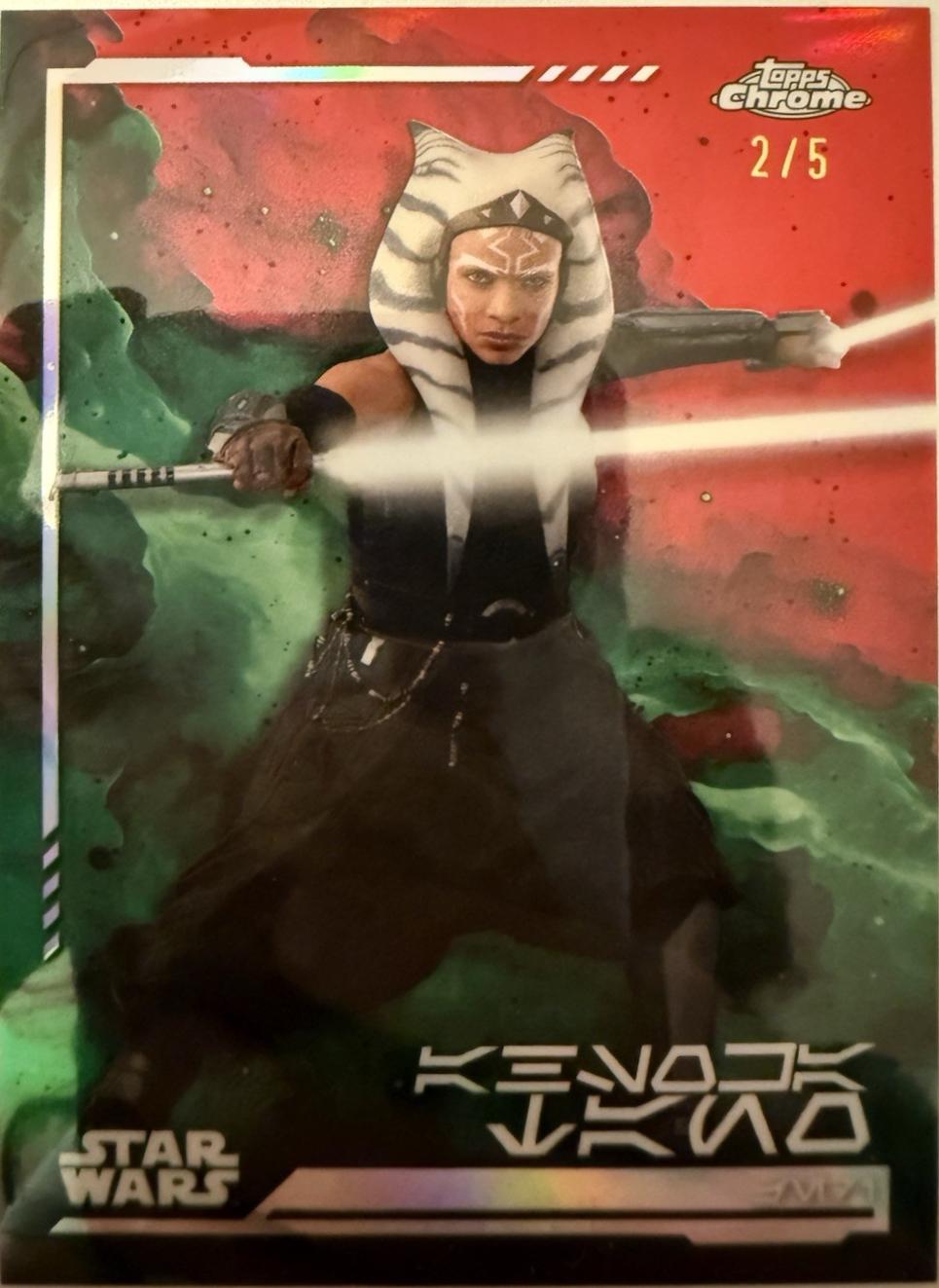 Ahsoka Tano [Dathomir Red Refractor Aurebesh Variation] #AV-1