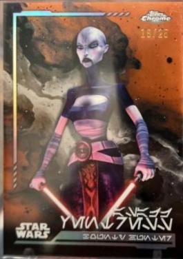 Asajj Ventress [Orange Refractor] #136