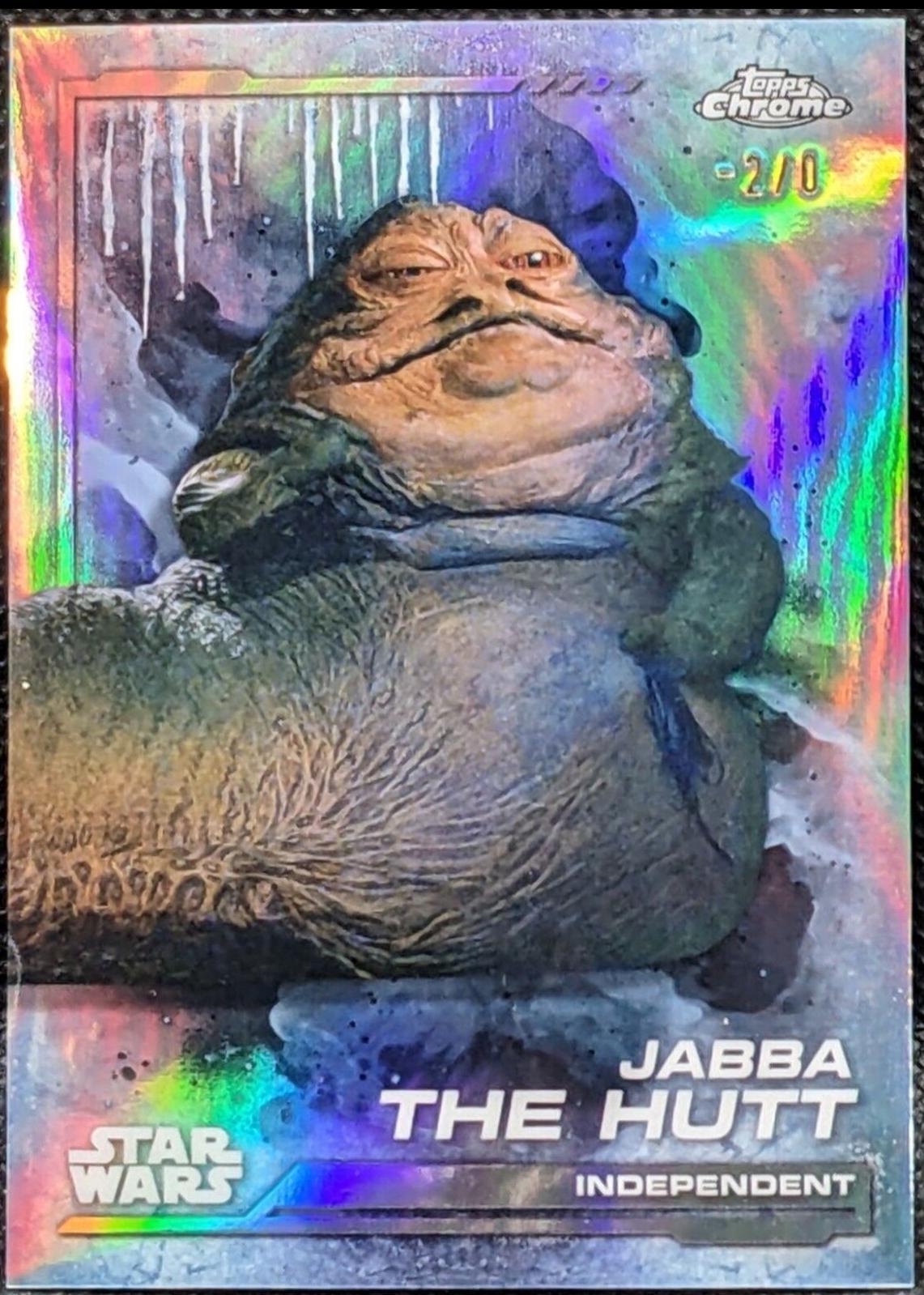 Jabba The Hutt [Hoth Ice Blue Frazenfractor Variation] #HV-118