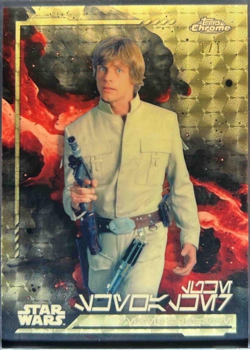 Luke Skywalker [Superfractor Aurebesh Variation] #AV-70