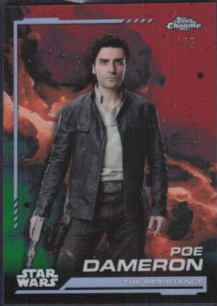 Poe Dameron [Dathomir Red Refractor Aurebesh Variation] #AV-114