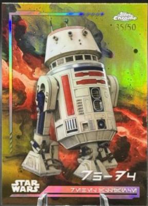 R5-D4 [Gold Refractor Aurebesh Variation] #AV-88