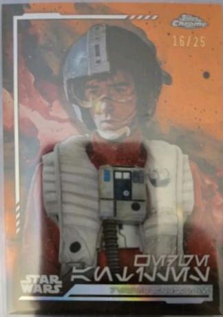 Wedge Antilles [Orange Refractor Aurebesh Variation] #AV-105