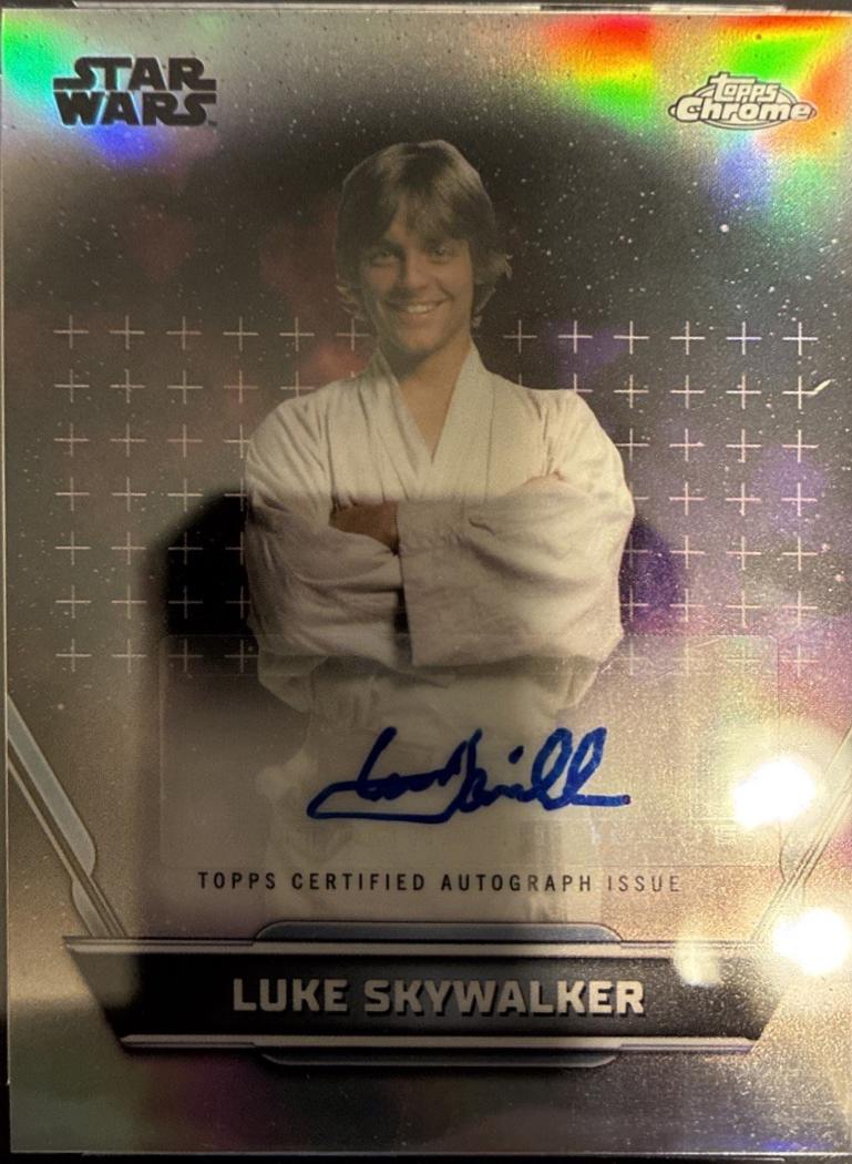 Mark Hamill as Luke Skywalker [Refractor] #A-MH